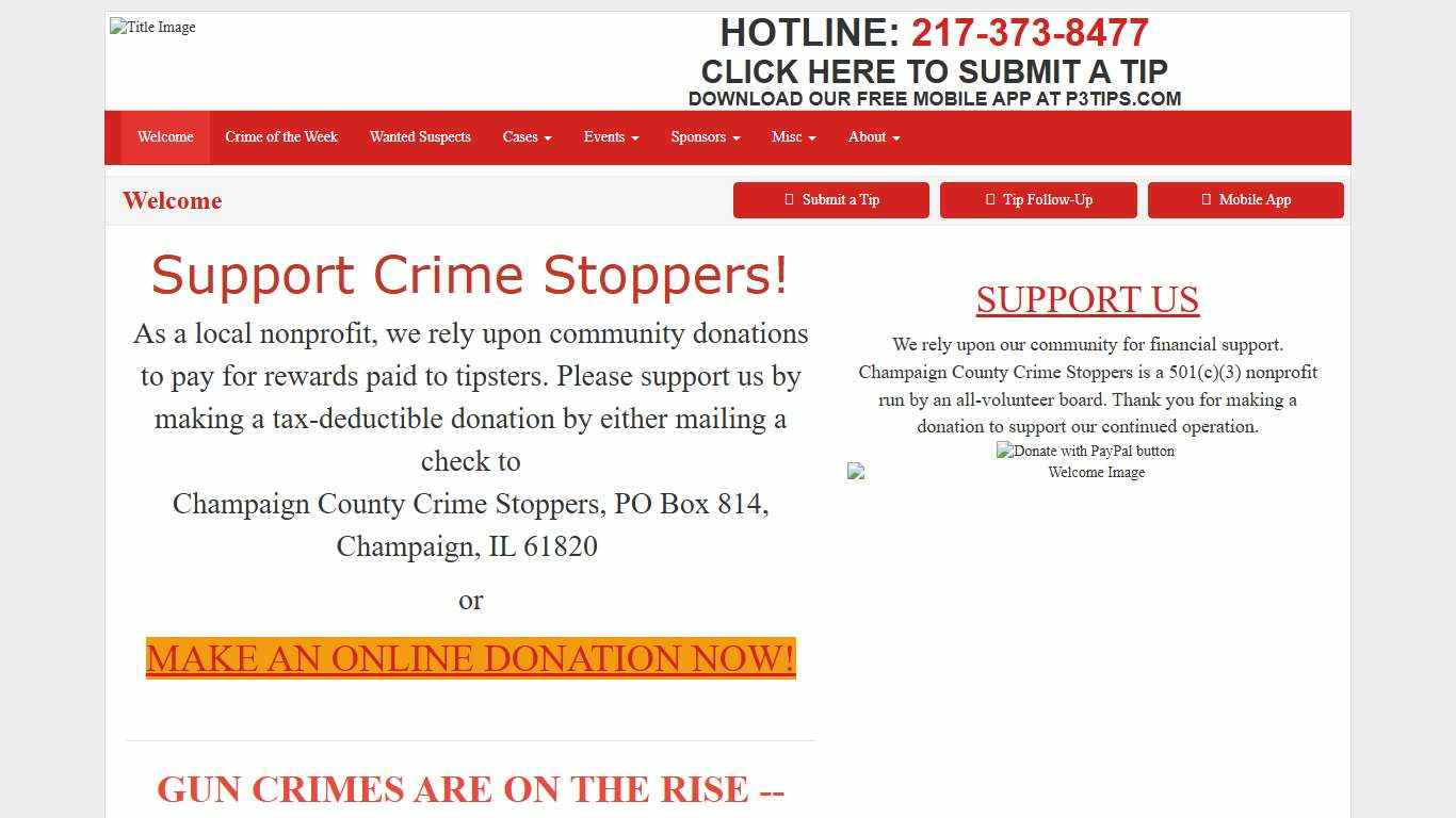 Champaign County Crime Stoppers